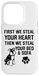 iPhone 14 Pro Steal Your Heart Steal Your Bed Miniature Schnauzer Case