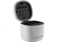 Telesin Camera Charger Waterproof Allin box Telesin Triple Charger for GoPro Hero 9/Hero 10 (GP-BTR-904-GY)