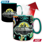 Rick and Morty Spaceship Heat Change Mug