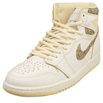 Nike Air Jordan 1 Retro Hi Mens Sail Fashion Trainers - 10.5 UK