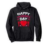 Funny Happy Valentines Day Heart Love Valentine Men Women Pullover Hoodie