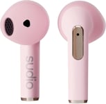 N2 Rose poudré - Écouteurs Ouverts sans Fil Bluetooth,multipoint,Microphone intégré pour Les appels,autonomie de 30 Heures avec étui de Charge,étanche IPX4,USB-C,Chargement sans