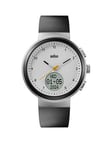 Braun Step Counter Watch With Silicon Black Strap