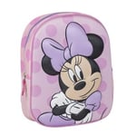 CERDÁ LIFE'S LITTLE MOMENTS Unisex Kid's Children's Backpack 3D Minnie, Pink, Small