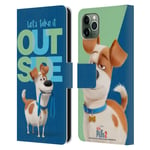 THE SECRET LIFE OF PETS 2 II FOR PET'S SAKE LEATHER BOOK CASE FOR APPLE iPHONE