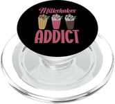 Milkshake Addict Cute Dessert PopSockets PopGrip for MagSafe