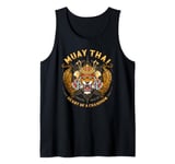 Heart of a Champion - Kickboxing and Muay Thai Samurai Tiger Tank Top