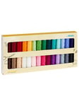 Amann/Mettler Embroidery thread set in basic colors of 28 rl.