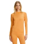 FALKE Maximum Warm Trend, Sous-Vêtement Technique Chemise Sport Femme, Chaud, Orange (Orangette 8155), XL (1 Pièce)