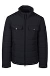 Gant Mens D1.channel Quilted Windcheater Jacket Black material_polyester - Size Large