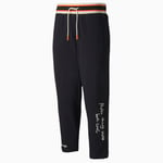 Puma x RDET Randomevent Black Mens Cropped Sweat Pants Joggers 596667 01 Textile - Size X-Small