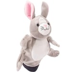 Beleduc- Dummy Lapin Marionnette à Main, 40124, Multicolore, Taille Unique