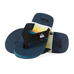 Quiksilver Molokai Layback Boys Footwear Sandals - Black Blue All Sizes