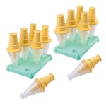 Eddingtons Ice Cream Cone Lolly Mould - Set of 6 Ice Pops/Lollies x 2 Packs