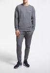 Nike Sportswear Optic Mens Fleece Crew Tracksuit in Grey - Size X-Large