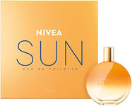 NIVEA SUN Eau de toilette, parfum avec le parfum original crème solaire, estival et rafraîchissant unisexe dans un flacon de parfum emblématique (100 ml)