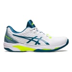 ASICS Solution Speed FF Chaussure Moquette Hommes - Blanc , Bleu Petrol