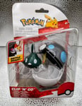 Pokemon Clip n Go Poke Ball Set - Trubbish and Heavy Ball - Battle Figure - New