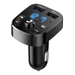 12V Bluetooth-autosovitin FM-lähetin pikalatauksella handsfree-sarja Audiovastaanotin Autotarvike puhelimelle ja musiikille USB