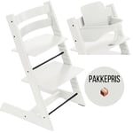 PAKKE, Stokke Tripp Trapp® chair White + Baby set²