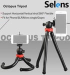 Selens Mini Octopus Tripod Stand Grip Hold Mount Mobile Phone Camera Gorilla Pod
