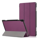 Lenovo Tab P10 smart nahkainen flip Suojakotelo - Violetti