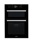 Indesit Aria Idd6340Bl Built-In Double Electric Oven - Black - Oven Only