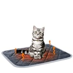 Nobleza Coussin Auto-Chauffant pour Chat & Chien, Chat Tapis Chauffant pour Animaux Lavable Anti-dérapant, Doux Peluche Couverture Thermique, Écologique Extra-Chaud Lit Matelas, 60 * 45cm