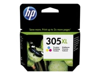 Hp 305Xl - 5 Ml - Lång Livslängd - Färg (Cyan, Magenta, Gul) - Original - Bläckpatron - För Deskjet 23Xx, 27Xx, 28Xx, 41Xx, 42Xx  Deskjet Plus 41Xx  Envy 60Xx, 64Xx  Envy Pro 64Xx