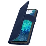 Back Cover for Samsung Galaxy S20 FE with Wallet Stand Function - blue