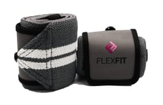 FlexFit Wrist Wraps Elite (Grey/White)