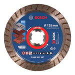 Bosch EXPERT MultiMaterial X-LOCK Disques à tronçonner diamantés, 125 x 22,23 2,4 12 mm