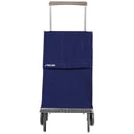 Poussette de marché ROLSER - Sac pliable Plegamatic MF - Bleu - 2 roues