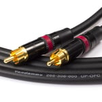 SPDIF Digital Audio Video Coaxial Cable. RCA to RCA. Van Damme 75ohm Coax RED