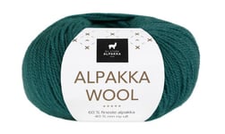 Alpakka Wool - Mørk blågrønn Frg: 524