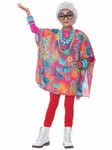 100 And Totally Fabulous Old Lady Granny Grandma Days School Child Girls Costume