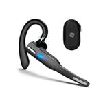 NK Casque d'écoute sans Fil avec Bluetooth 5.0 - Casque d'écoute avec kit Mains Libres, Microphone, Capture de la Voix Claire, Batterie de 100 mAh, étui de Transport Inclus - Iphone & Android