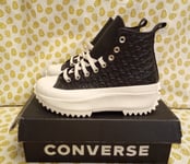 converse run star hike high tops Trainers Women's Size 5.5uk Stars And Studded