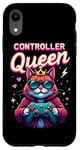 iPhone XR Controller Queen Cute Gamer Cat Design- Gaming Cat Lovers Case