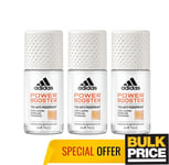 Adidas Femmes Power Booster Roll-On Antitranspirant Déodorant 50ml 3-Pack