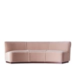 Dusty Deco - Paris Sofa Baby Velvet Mohair - False - Beige - Soffor