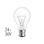 Lågvoltslampa B22d 60W 24-30V