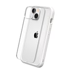 RhinoShield Coque Compatible avec [iPhone 14] | Mod NX - Protection Fine Personnalisable avec Technologie d'absorption des Chocs [sans BPA] - Blanc