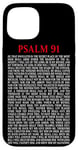 iPhone 15 Psalms 91 Full KJV Bible Verse Protection & Safety Blessing Case