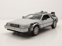 Delorean Retour vers Le Avenir Pièce Originale 1 Maquette de Voiture 1:24 Welly