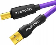 Melodika Melodika Mduab10 Lila Usb 2.0 Typ A-B-Kabel För Dac / Medicintekniska Produkter / Plotters - 1M