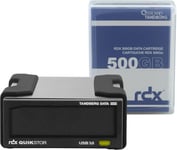 Overland-Tandberg O-T Kit de lecteur RDX avec cassette de 500 Go, externe, noir