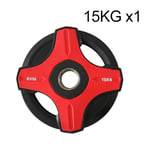 Barbell Plates Steel Single 5KG/10KG/15KG Olympic Weights 50mm/2inch Center Weight Plates For Gym Home Fitness Lifting Exercise Work Out Man and Woman (Color : 15KG/33lb x1)