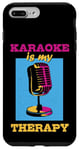 Coque pour iPhone 7 Plus/8 Plus Karaoke is my therapy, Funny Karaoké Party Night