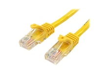 StarTech.com 5m Yellow Cat5e / Cat 5 Snagless Ethernet Patch Cable 5 m - nätverkskabel - 5 m - gul